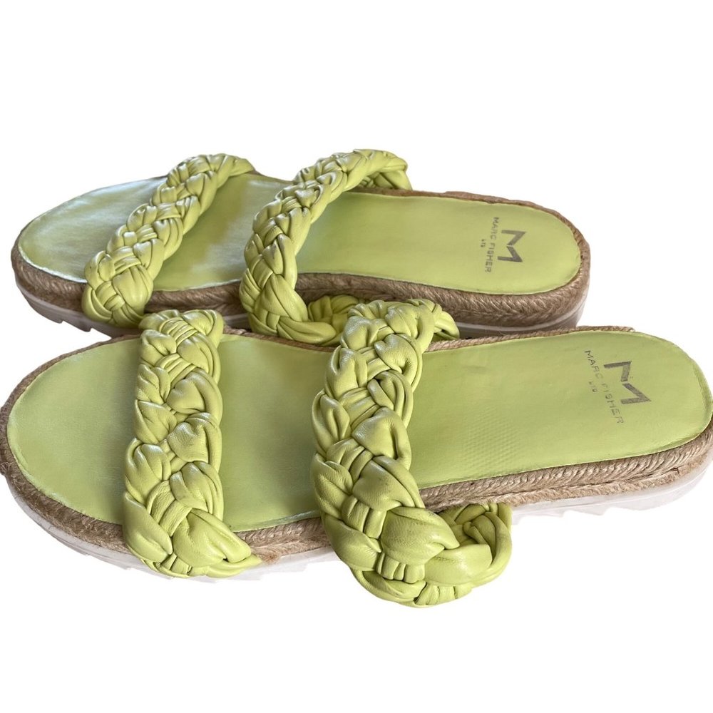 Marc Fisher Jaimee Braided Sandal Size 7 - image 1